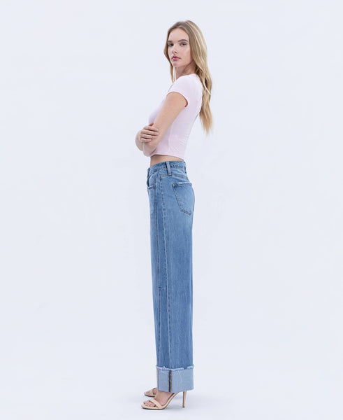 Vervet Cuffed High Rise Jeans