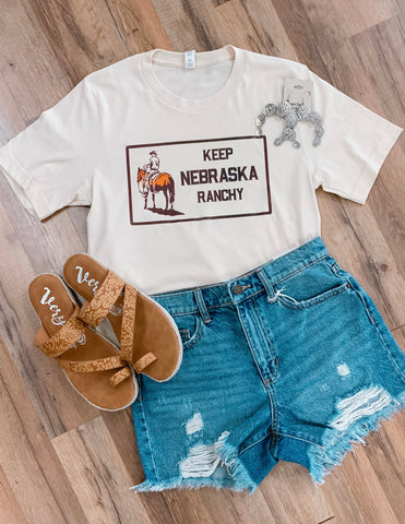 Keep Nebraska Ranchy Graphic Tee