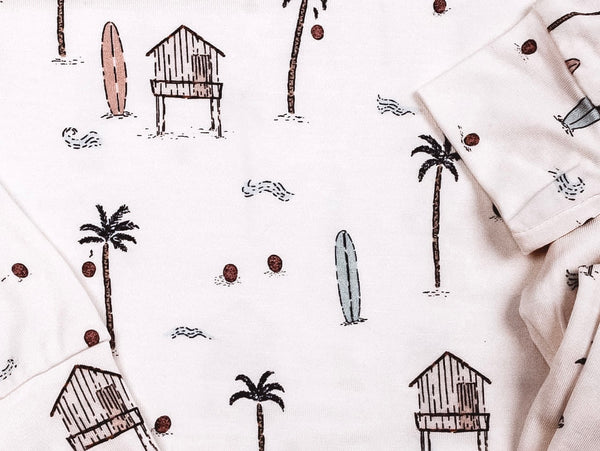 Surfs Up 2 Piece Bamboo Pajamas