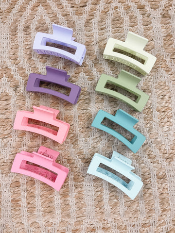 Matte Claw Clips {8 Colors}