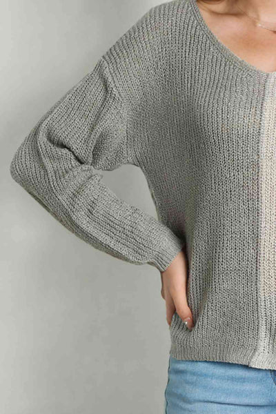 True Love V-Neck Lightweight Sweater [3 Colors]