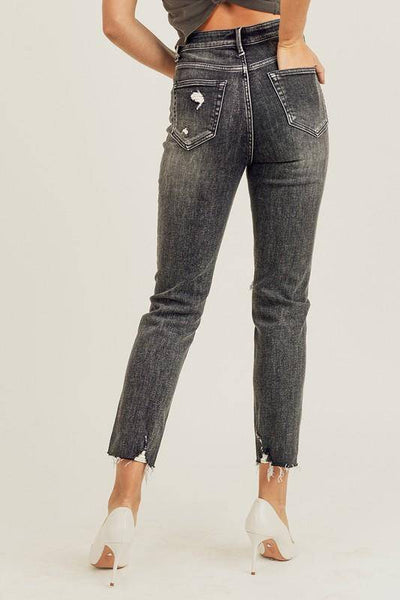 Risen High Rise Relaxed Skinny Jeans