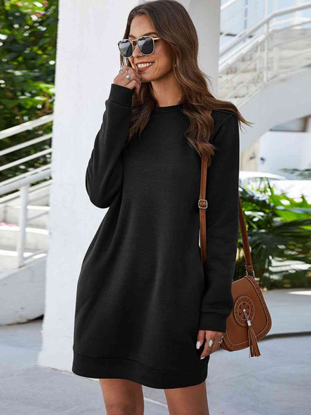 Can't Be Beat Sweatshirt Dress [5 Colors]
