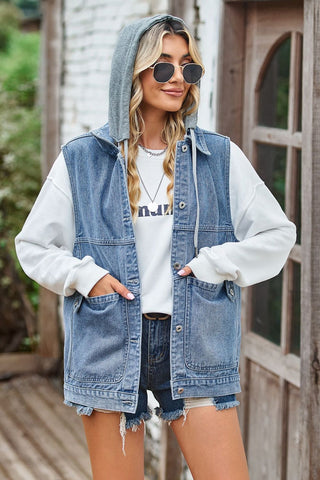 Street Style Denim Vest