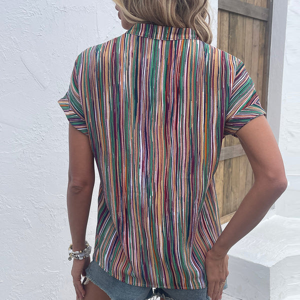 Read Between The Lines Striped Top
