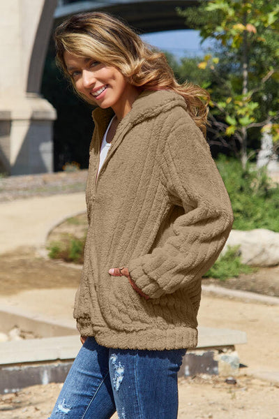 Plush Pullover With Pockets [5 Colors]