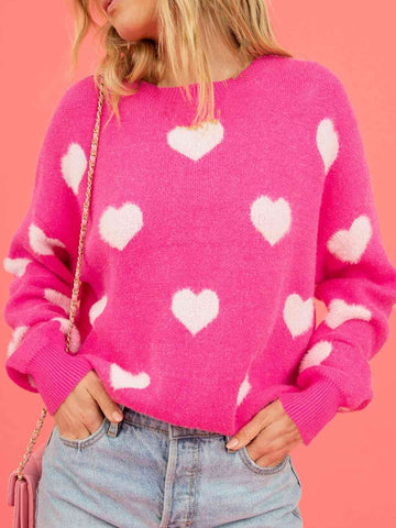 You're Sweet Crewneck Heart Sweater