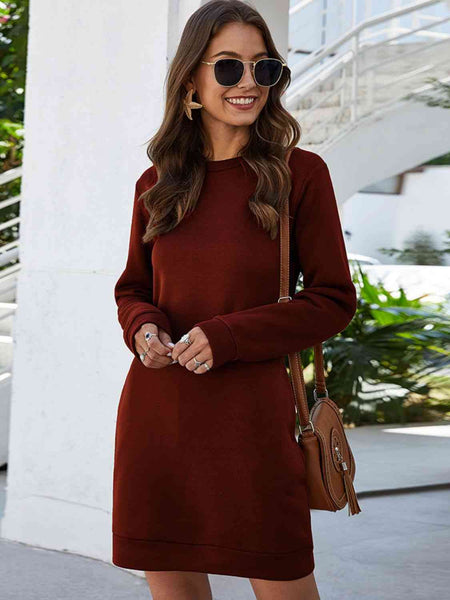 Can't Be Beat Sweatshirt Dress [5 Colors]