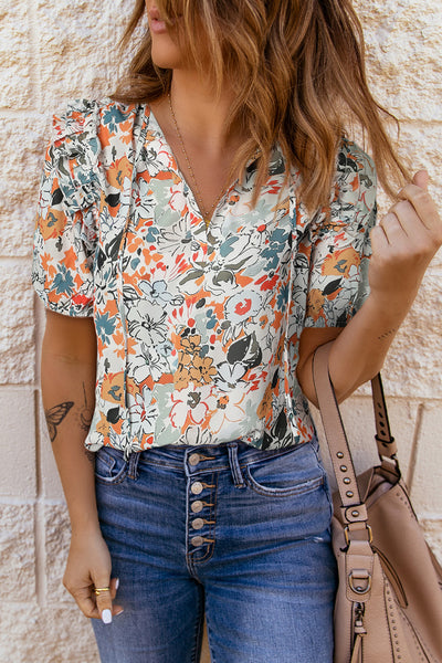 The Shiloh Floral Top