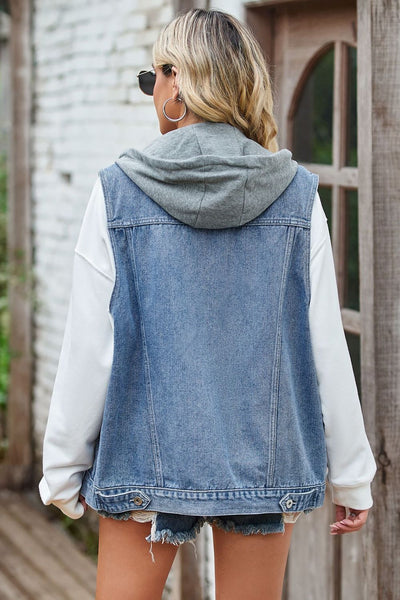 Street Style Denim Vest