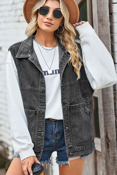 Street Style Denim Vest