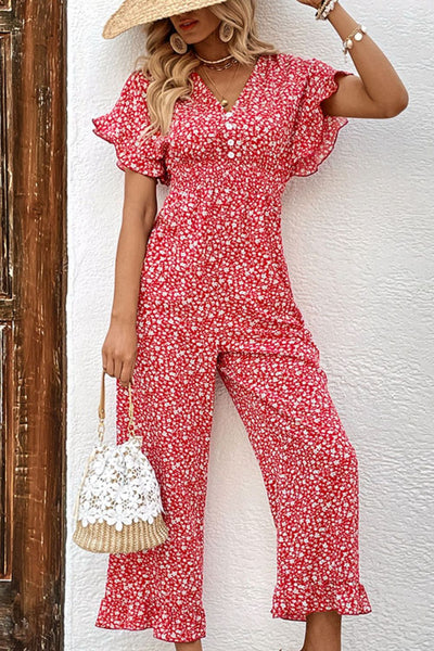 Sunday Brunchin' Ruffled Jumpsuit