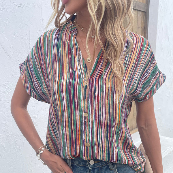 Read Between The Lines Striped Top