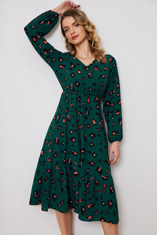 Forrest Green Twirl Dress