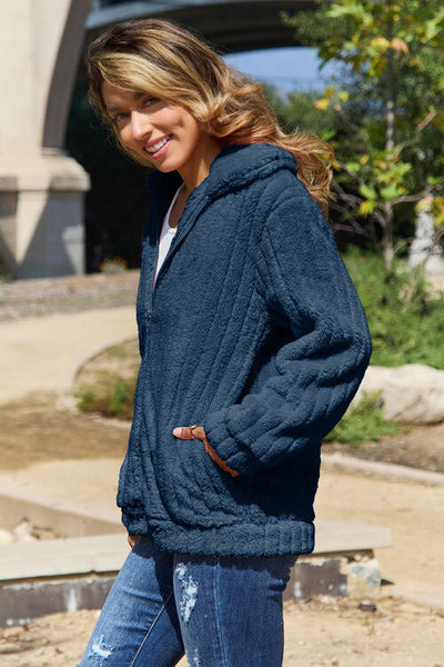 Plush Pullover With Pockets [5 Colors]