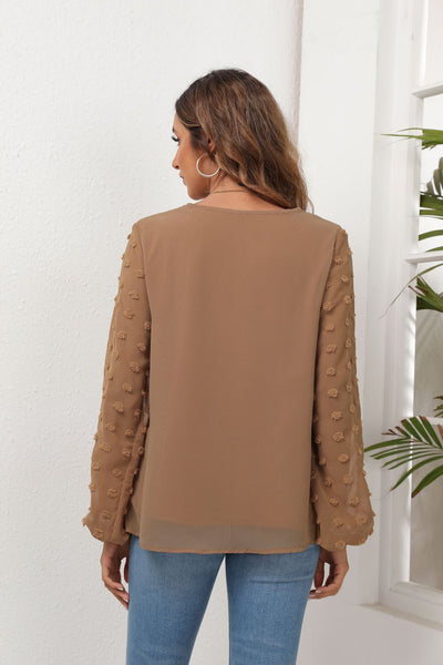 *6 colors | S-2XL* Balloon Sleeve Blouse