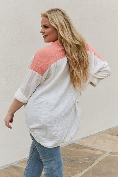 Yacht Club Crinkle Cotton Button Down