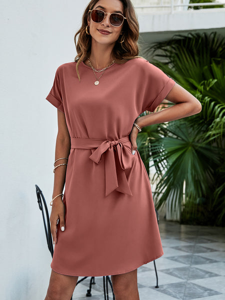 Belted Mini Dress {3 Colors}