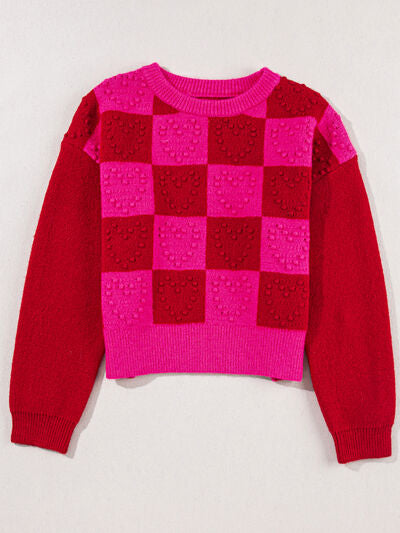 Check Yes Or No, Valentine Sweater