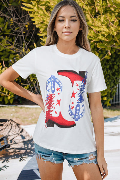 American Made Cowboy Boots Graphic Tee