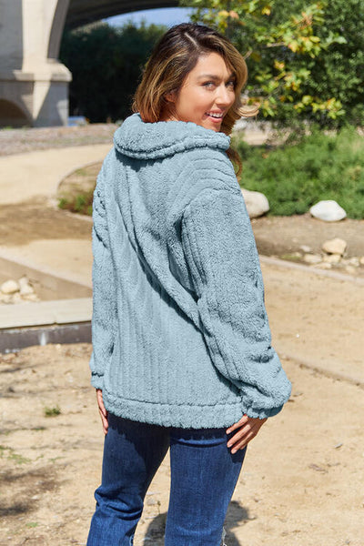 Plush Pullover With Pockets [5 Colors]