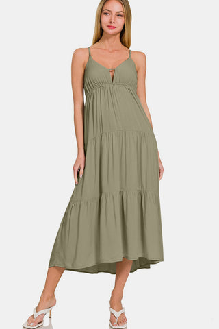 Zenana Olive Midi Dress