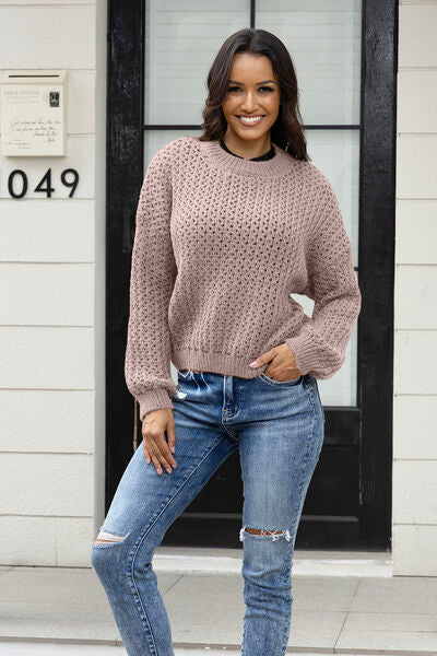 Soft Knit Crewneck Sweater [4 Colors]