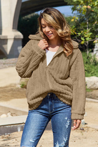 Plush Pullover With Pockets [5 Colors]