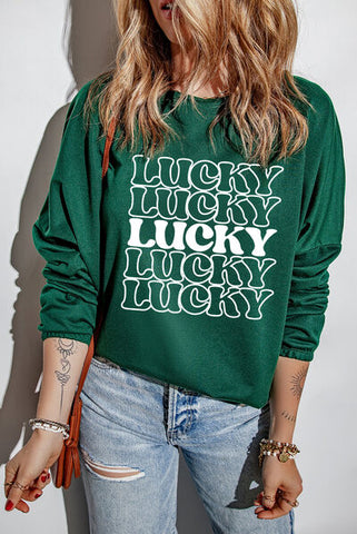 LUCKY Crewneck Sweatshirt