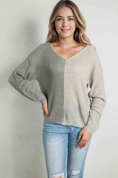 True Love V-Neck Lightweight Sweater [3 Colors]