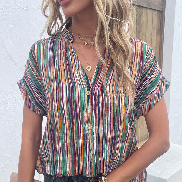 Read Between The Lines Striped Top
