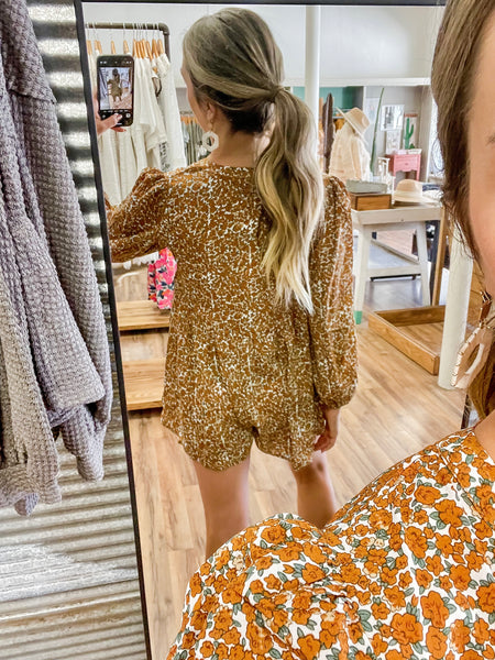 The Marsha Floral Romper