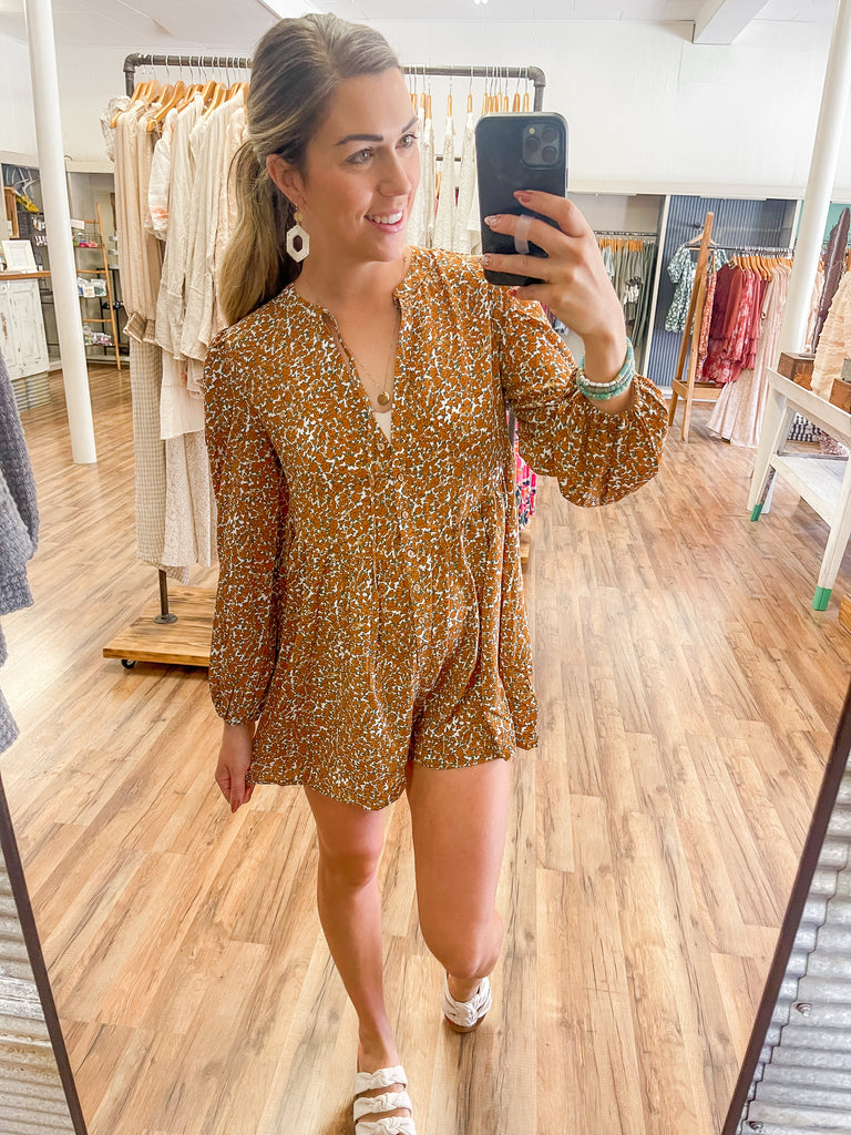 The Marsha Floral Romper