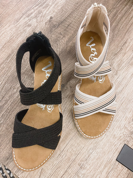 The Sadie Black Sandals